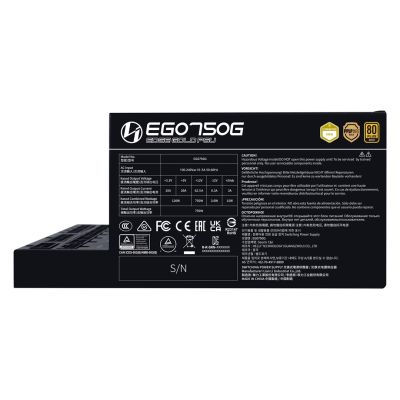 4. Zasilacz Lian Li EDGE EG750 80 PLUS Gold Netzteil, PCIe 5.1, ATX 3.1 - 750 Watt, schwarz
