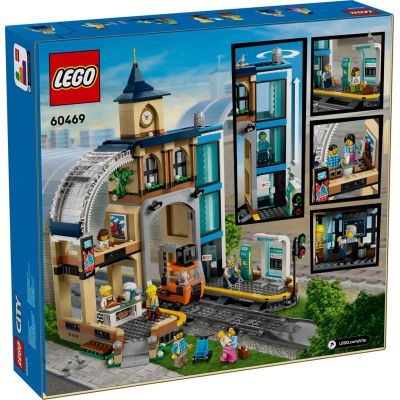 17. LEGO City 60469 Centralny dworzec kolejowy