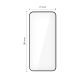2. Szkło hartowane Tech-Protect Glass Fit+ 2-pack na Xiaomi Redmi 15 4G / 5G - czarne