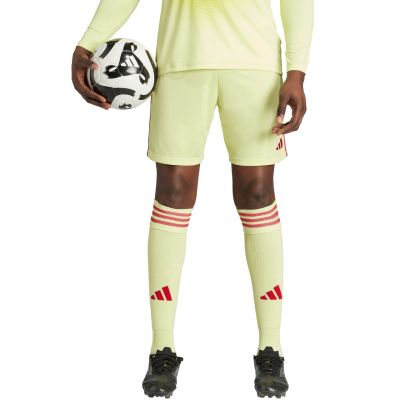 7. Spodenki męskie adidas Tiro 24 żółto-czerwone JI6090