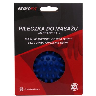 3. PIŁECZKA DO MASAŻU 7CM NIEBIESKA SOFT ENERO FIT