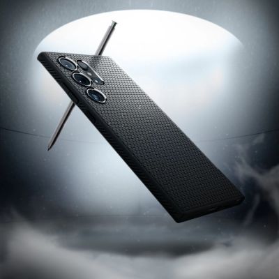 6. Etui Spigen Liquid Air na Samsung Galaxy S24 Ultra - czarny mat