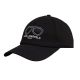 Czapka z daszkiem Karl Lagerfeld Paris Okulary Strapback Czarna - L5WH7946 blk