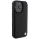 4. Etui BMW Leather Hot Stamp MagSafe na iPhone 16 Pro - czarne