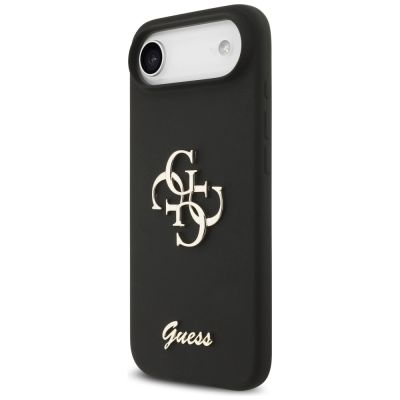 2. Etui Guess Silicone Big 4G Script na iPhone Air - czarne