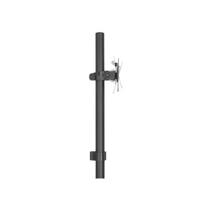 15. Wyposażenie - Wózek na płaski panel / obudowa komputera - plastikowa, stal nierdzewna - rozmiar ekranu: 43,2-81,3 cm (17"-32") - wolnostojący