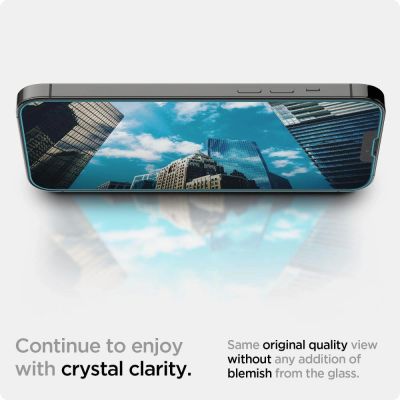 4. Szkło hartowane Spigen Glas.tR EZ Fit na iPhone 13 / 13 Pro / 14 / 16e / 17e- 2 szt.