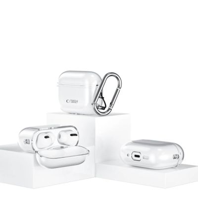 5. Etui Tech-Protect FlexAir na AirPods Pro - przezroczyste