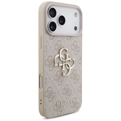 4. Etui Guess 4G Big Logo do iPhone 17 Pro  Max - różowe