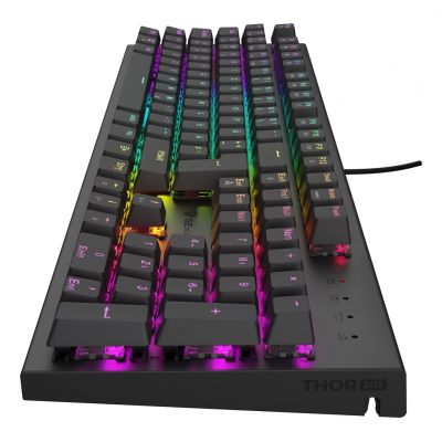 2. GENESIS Thor 303 klawiatura Gaming USB QWERTZ Niemiecki Czarny