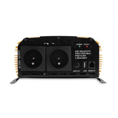 3. Przetwornica napięcia SINUS PLUS 3000 12/230V (1500/3000W) + PILOT- 3SIR300012