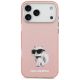 3. Etui Karl Lagerfeld IML Aquarelle Choupette & Logo MagSafe na iPhone 17 Pro - różowe