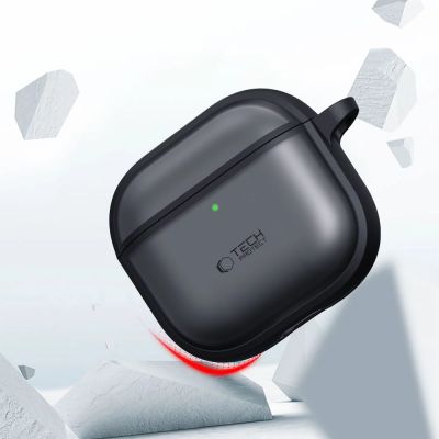 4. Etui Tech-Protect Silicone na AirPods Pro 3 - czarne matowe