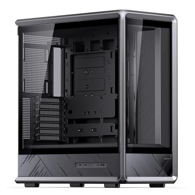 15. Jonsbo D401 PC-Gehäuse, Midi Tower, ATX, Tempered Glass - schwarz