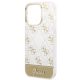 6. Etui Guess 4G Pattern Script na iPhone 14 Pro Max - złote