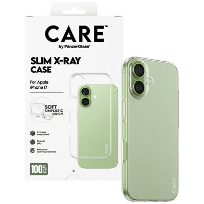 4. Etui CARE by PanzerGlass Fashionable X-Ray Soft Basic na iPhone 17 - przezroczyste