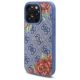 2. Etui Guess 4G Flowers Print MagSafe na iPhone 16 Pro Max - niebieskie