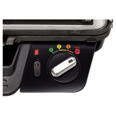 4. Grill Tefal GC451B12 (Tradycyjny z rusztem; 2000W; kolor srebrny)