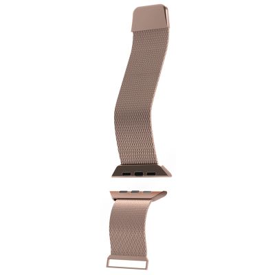 9. Pasek ze stali nierdzewnej Puro Milanese do Apple Watch 38 / 40 / 41 mm - różowy