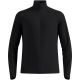 Bluza rozpinana męska Odlo ESSENTIAL WARM FULL ZIP Mid layer full zip czarna   S