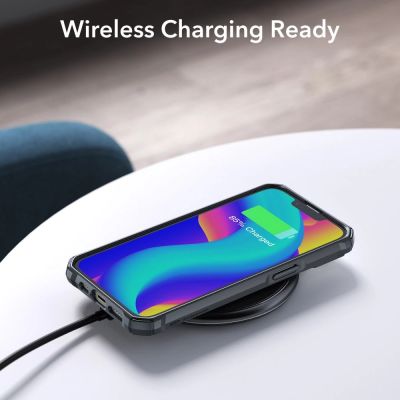 5. Etui ESR Air Armor na iPhone 14 Plus - przezroczysto-czarne