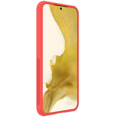 6. Nillkin Super Frosted Shield Pro etui Samsung Galaxy S23+ pancerny pokrowiec + podstawka na telefon czerwone