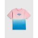 6. T-shirt loose z nadrukiem dziewczęcy 4F 4FJRSS26TTSHF4186-91A