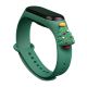 Opaska Strap Xmas do Xiaomi Mi Band 3 / 4 świąteczny silikonowy pasek bransoletka z choinką - ciemnozielona