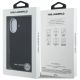 8. Etui Karl Lagerfeld FW Stamped Karl MagSafe na iPhone 16 - czarne