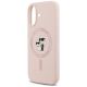 6. Etui Karl Lagerfeld Silicone Karl&Choupette Ring MagSafe do iPhone 17 - różowe