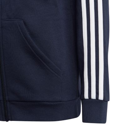 14. Bluza adidas Essentials 3-Stripes Fleece Full-Zip Hoodie Jr IC0600
