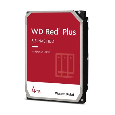 2. Dysk HDD WD Red Plus WD40EFPX (4 TB ; 3.5"; 256 MB; 5400 obr/min)