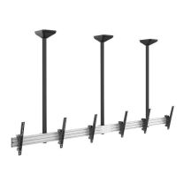 Equip 650374 uchwyt do telewizorów 127 cm (50") Czarny, Srebrny