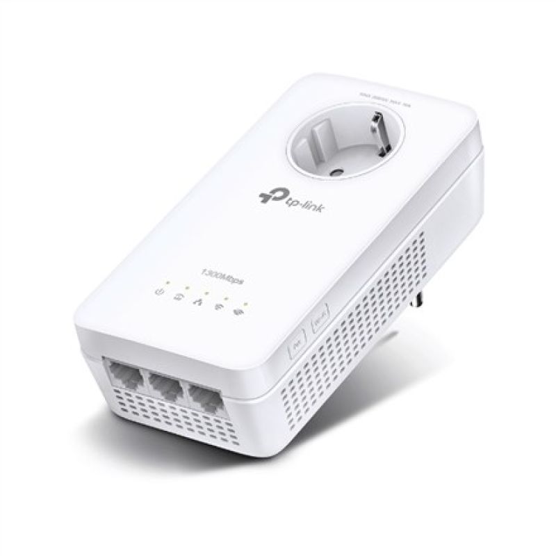 3. TP-Link TL-WPA8631P Karta sieciowa do PowerLine 300 Mbit/s Przewodowa sieć LAN Wi-Fi Biały 1 szt.