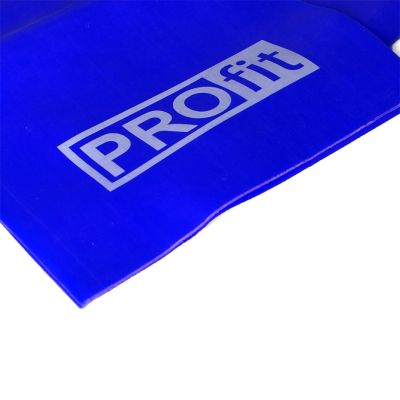 11. GUMA FITNESS PROFIT LONG MEDIUM 200x15x0,45cm niebieska  DK 2227