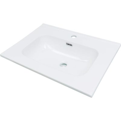 Umywalka ceramiczna wpuszczana - 60 cm