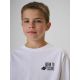 3. T-shirt loose z nadrukiem chłopięcy 4F 4FJRSS26TTSHM4277-10S