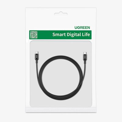 8. Ugreen kabel przewód USB Typ C (męski) na Typ C (męski) 1 m biały (US300)