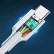 6. Kabel Ugreen US264 60517 USB-C / USB-C PD QC AFC 0.5m - biały