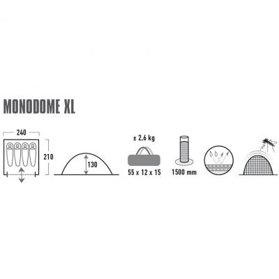 2. Namiot High Peak Monodome 4 10311