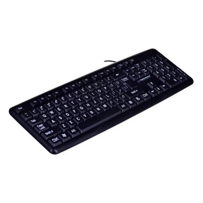 2. Klawiatura Esperanza Florida EK129 (USB 2.0; (US); kolor czarny)