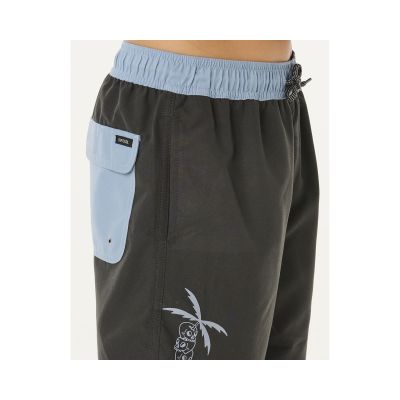 4. Boardshorty chłopięce RIP CURL Eternal Shred Block Volley-Boy czarne