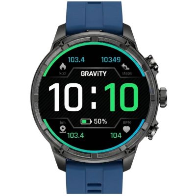 5. Smartwatch Gravity Czarny Pasek + Bransoleta GT41-2