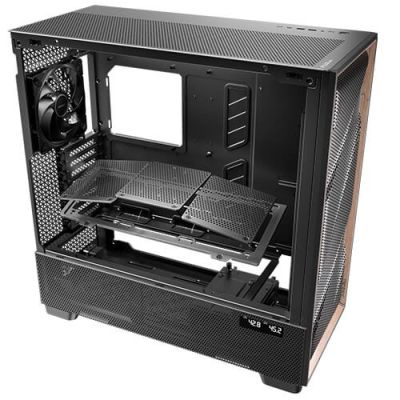 17. Antec FLUX PRO Full Tower Czarny, Drewno