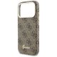 6. Etui Guess 4G Script MagSafe na iPhone 17 Pro - brązowe