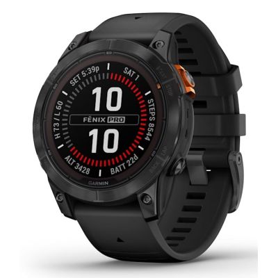 14. Zegarek sportowy Garmin Fenix 7 Pro Solar Edition Slate Grey / Black Band