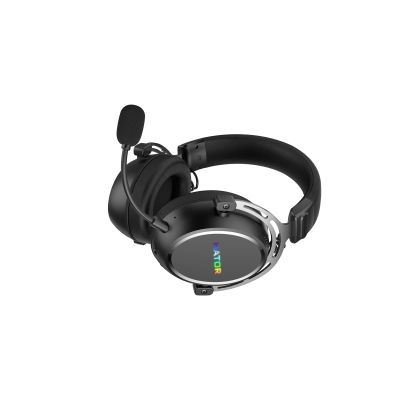 5. HATOR Hypergang 3 Wireless Zestaw słuchawkowy Bezprzewodowy Opaska na głowę Gaming USB Type-C / USB Type-A Bluetooth Czarny