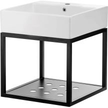 Konsola łazienkowa wisząca z umywalką - 50x50 cm CDTW6U5S 5908212079164