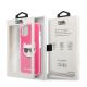 8. Etui Karl Lagerfeld Choupette Head na iPhone 13 mini - fuksjowy