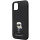 6. Etui Karl Lagerfeld Silicone Ikonik Metal Pin na iPhone 11 / Xr - czarne